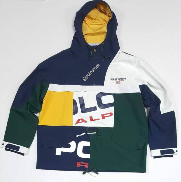 Nwt Polo Ralph Lauren Polo Sport Mash Up Print Shell Jacket | Unique Style