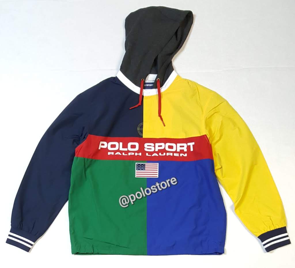Nwt Polo Sport Spellout Rugby Hoodie Jacket | Unique Style