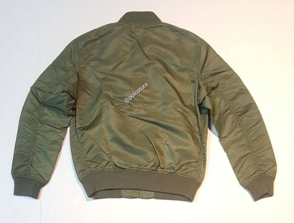 Nwt Polo Ralph Lauren Olive Aviator Bomber Jacket | Unique Style