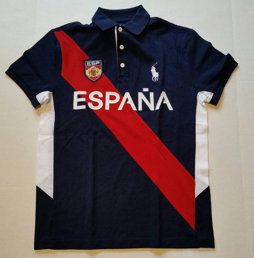 Nwt Polo Ralph Lauren Espana Big Pony Custom Slim Fit Polo | Unique Style