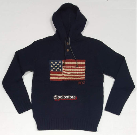 ralph lauren american flag hoodie