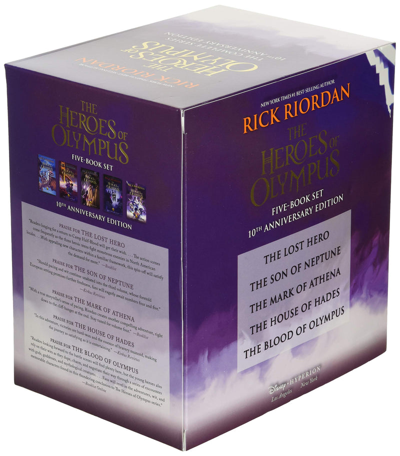 The Heroes of Olympus Box Set [With Poster] by Rick Riordan