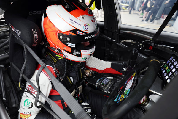 driver in the cockpit at btcc