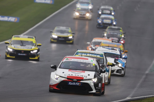 Roy butcher driving at donington for the btcc