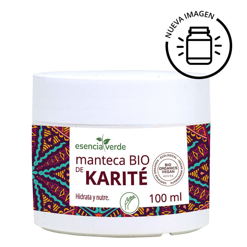 Manteca de Karité BIO - 100 ml. Esencia Verde