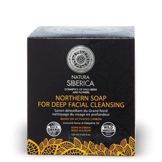 Jabón Negro Nórdico Detox - 120 ml. Natura Siberica