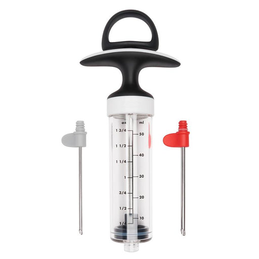 BPA Free Turkey Baster, Green Color, with Round Silicone Bulb, Clear  Cylinder, with Metric Measurement Marking