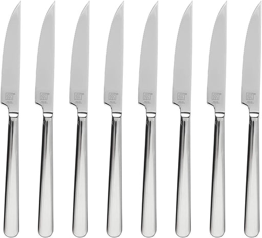 ZWILLING 4-pc Stainless Steel Serrated Steak Knife Set - Stainless Steel -  Bed Bath & Beyond - 24226272