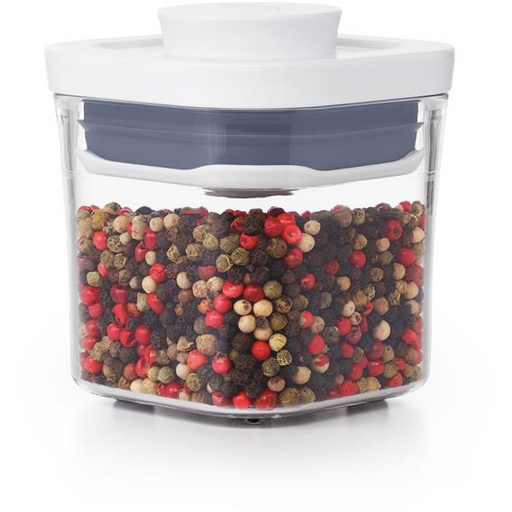 OXO POP 2.0 Small Square Airtight Container Short Steel 1L Brand New
