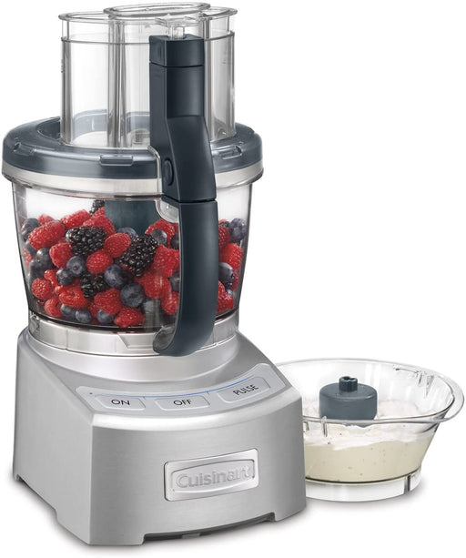 Cuisinart FP-11SVP1 Elemental 11 Cup Food Processor Silver Bundle with 1 YR  CPS Enhanced Protection Pack 