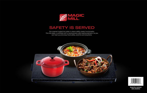 Magic Mill Extra Large Food Warmer for Parties | Electric Server Warming Tray, Hot Plate, with Adjustable Temperature Control, for Buffets, Restaurant