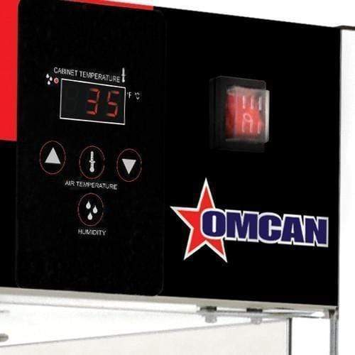 Omcan DW-CN-0457-SS - Pizza Display Warmer with Four 18" Rotating Racks