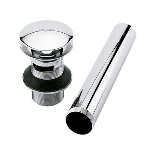 Contra Sin Rebosadero Con Tapón Push Para Lavabo Coflex Ph-220 Cromo