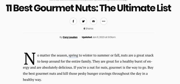Karma Nuts listed as 11 best gourmet nuts