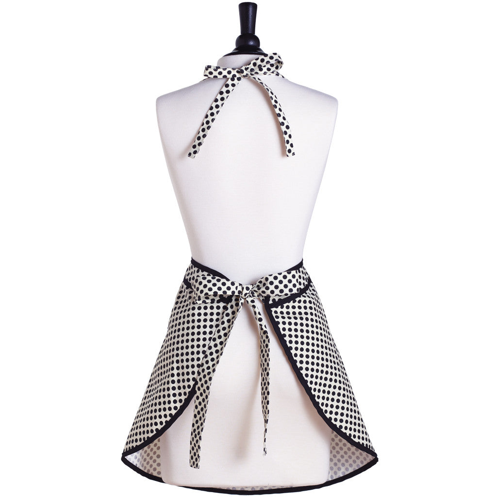 Jessie Steele Geranium Pink & White Polka Dot Josephine Apron