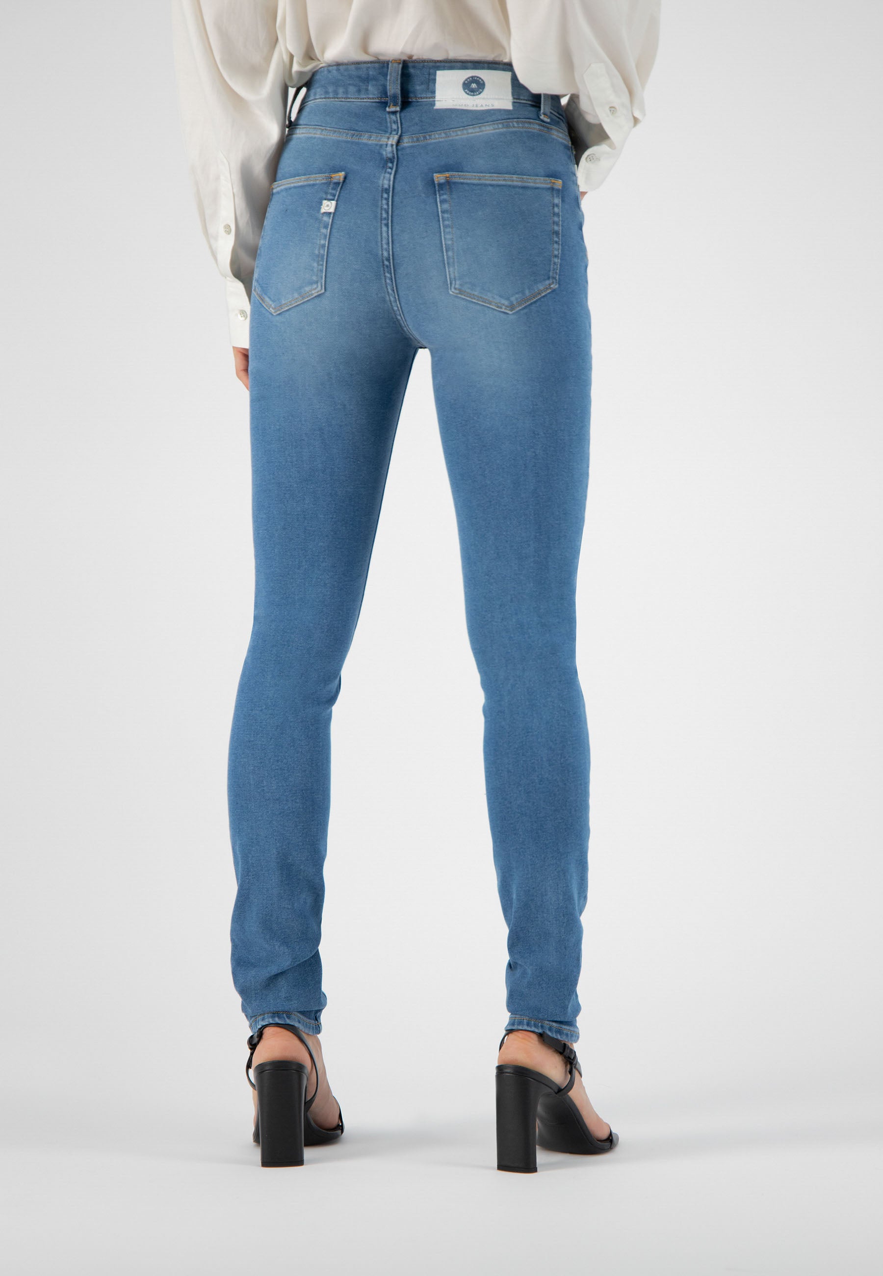 Organic Jeans | Skinny Hazen - Pure Blue | MUD Jeans