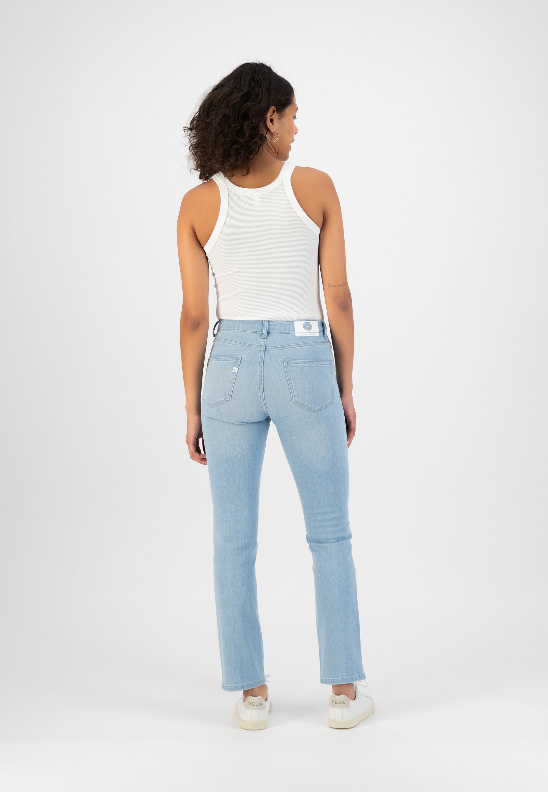 Sustainable Jeans | Faye Straight – Sunny Stone | MUD Jeans