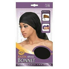 Qfitt Braid Bonnet Black #179