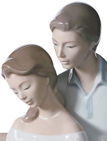 LLADRÓ The Happiest Day Couple Figurine Type 356. Porcelain Bride and