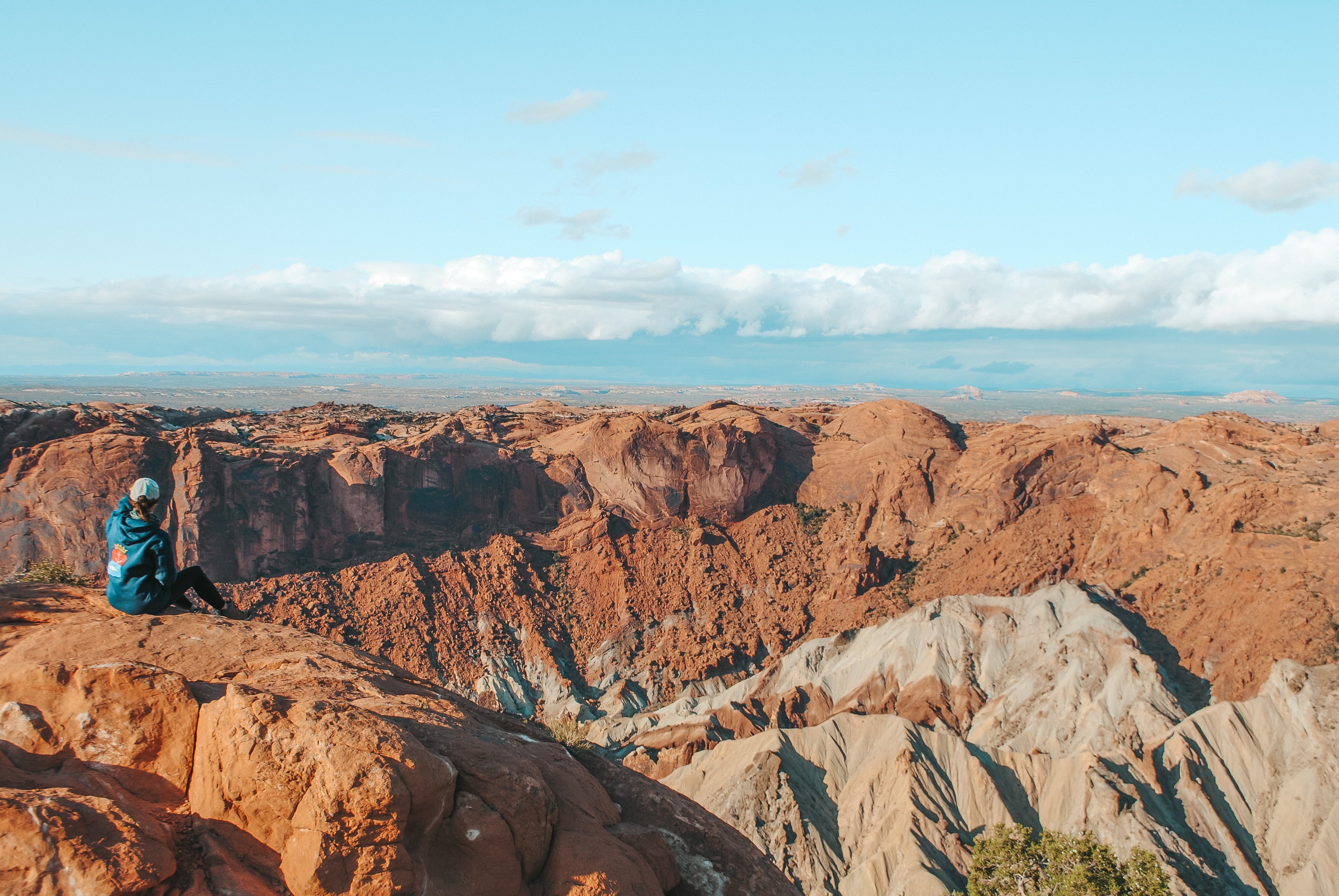 overlooking canyon lands