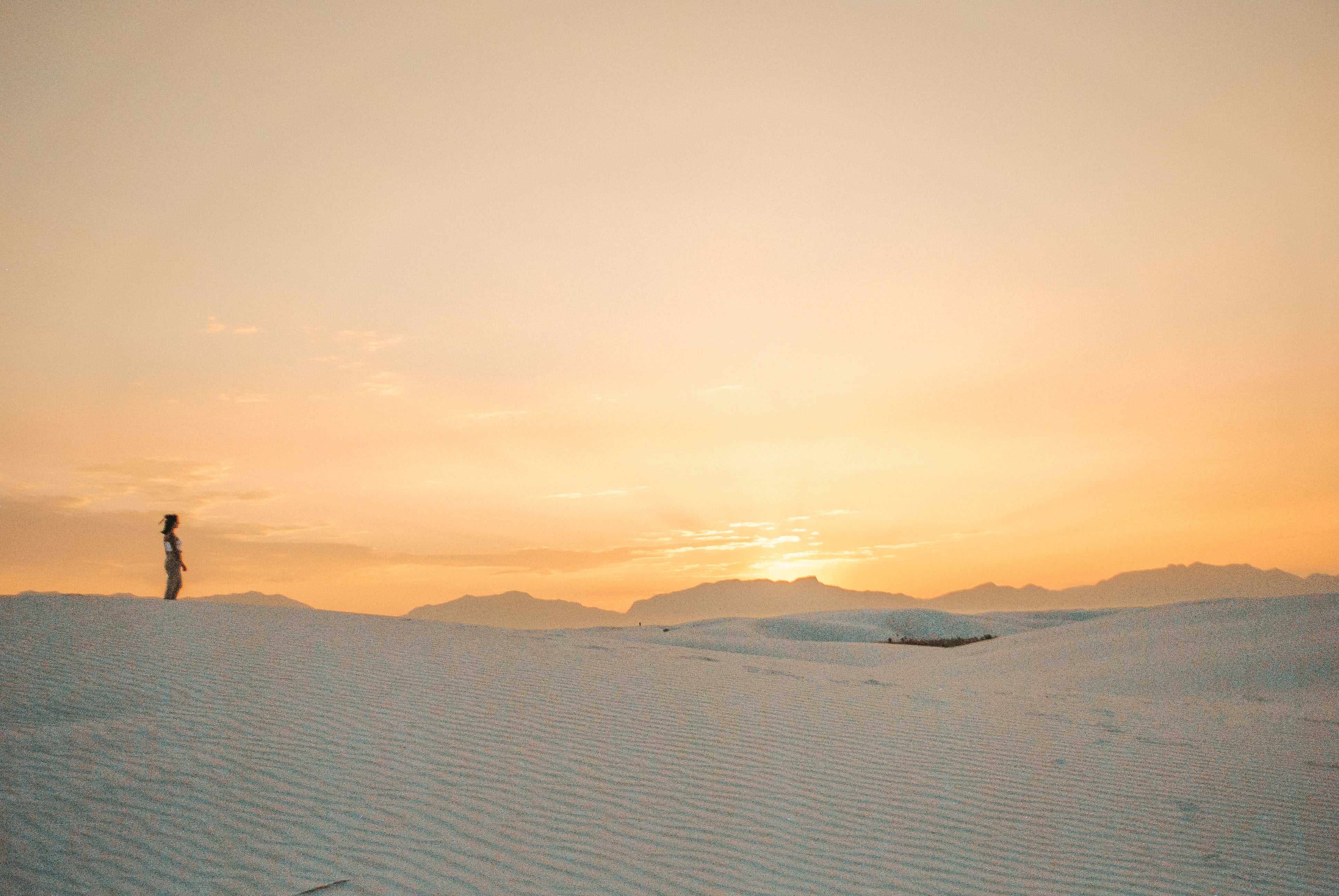 taking in the view at white sands