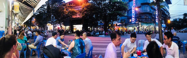 Beer hall in Hanoi