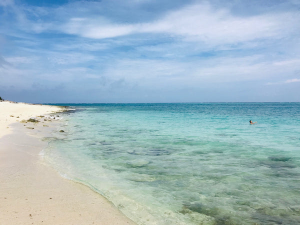 swimming in minna island