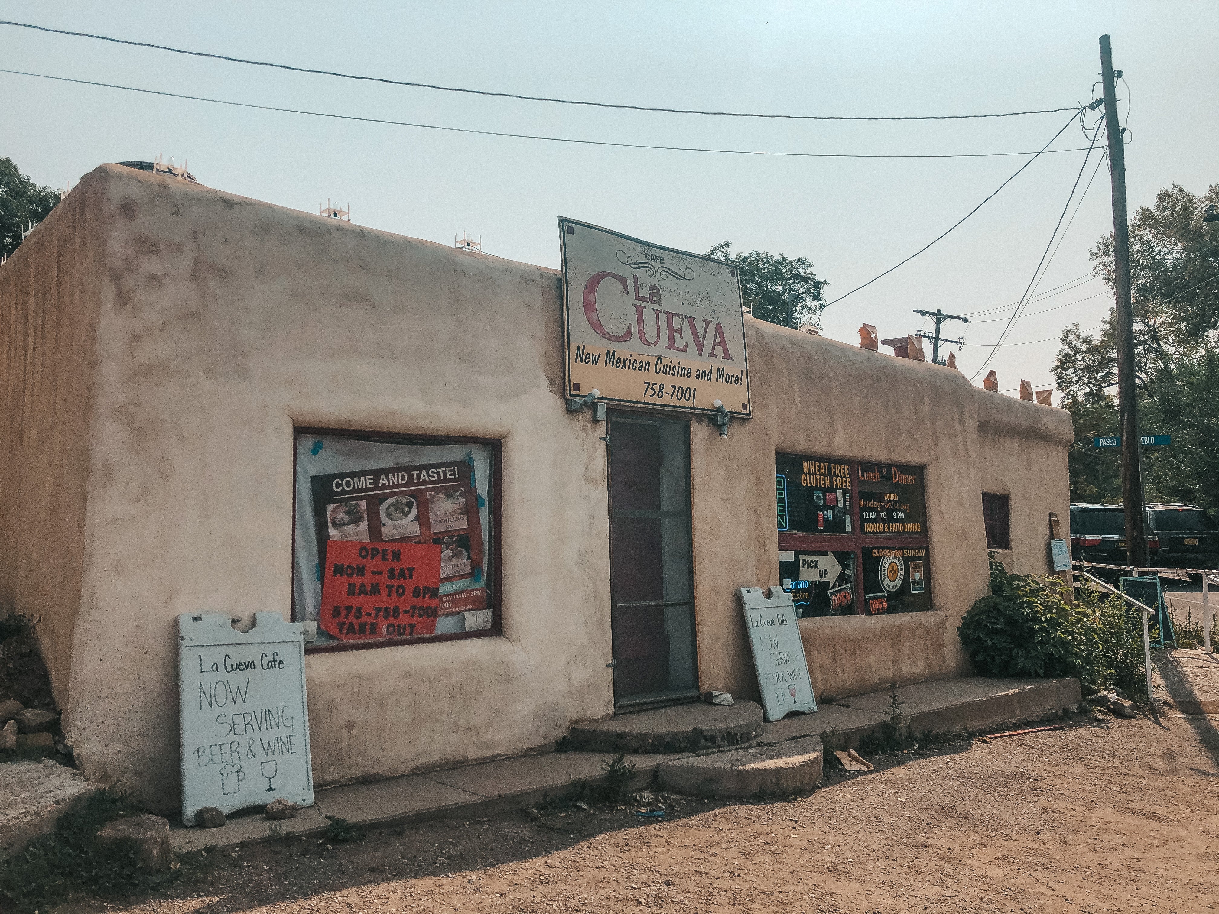 La Cueva Cafe in Taos