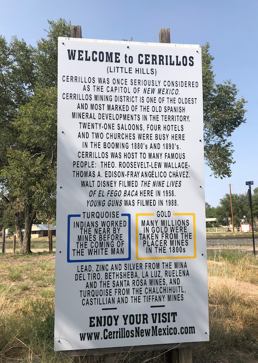 about Cerrillos, new mexico