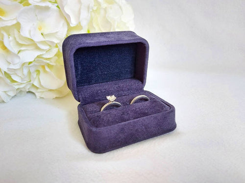 Buy Wedding Ring Box, Suede Ring Bearer Box With Wedding Ring Pillow,  Custom Ring Box, Engagement Ring Box Made by Arcoalbum Online in India -  Etsy