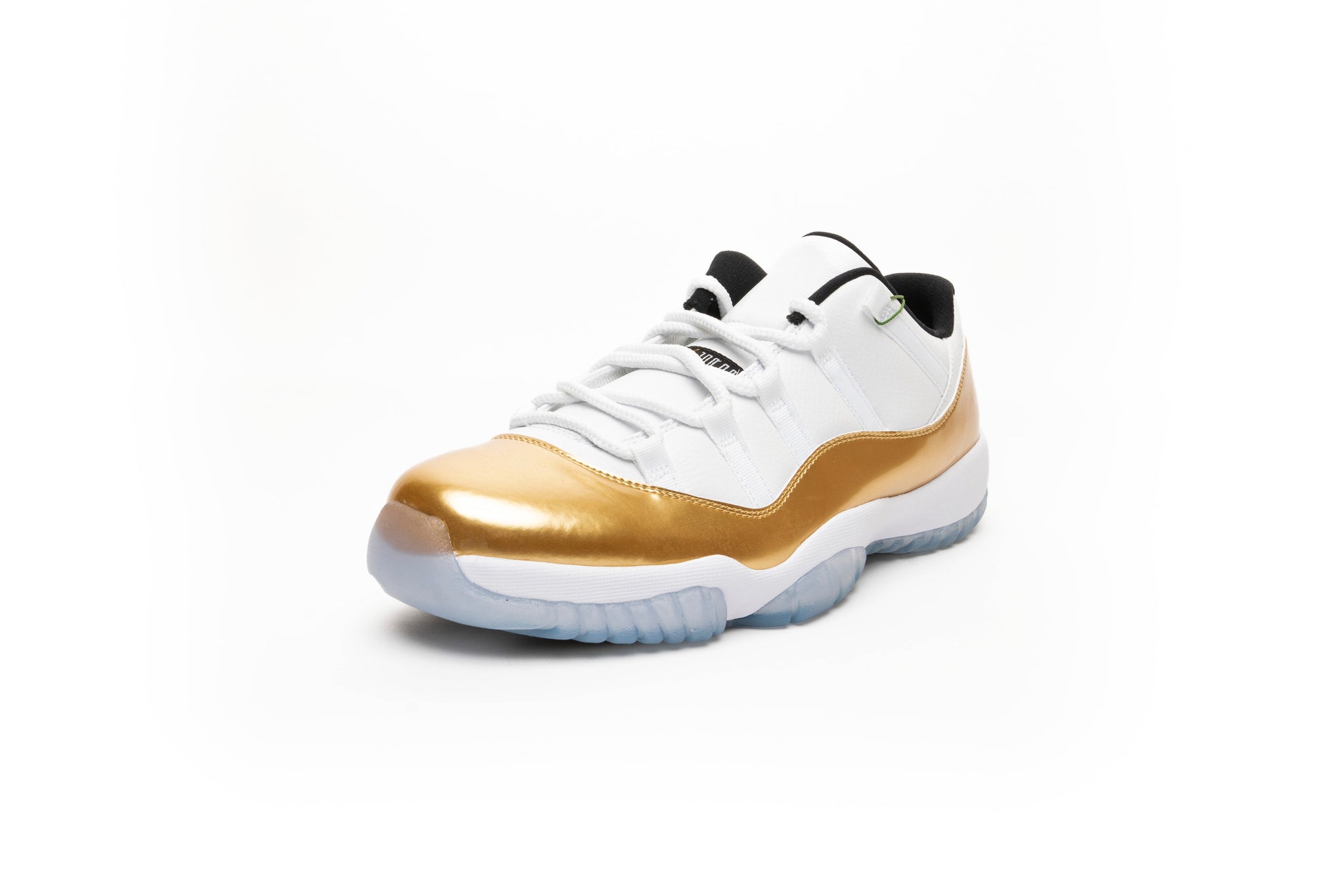 jordan 11 gold and white