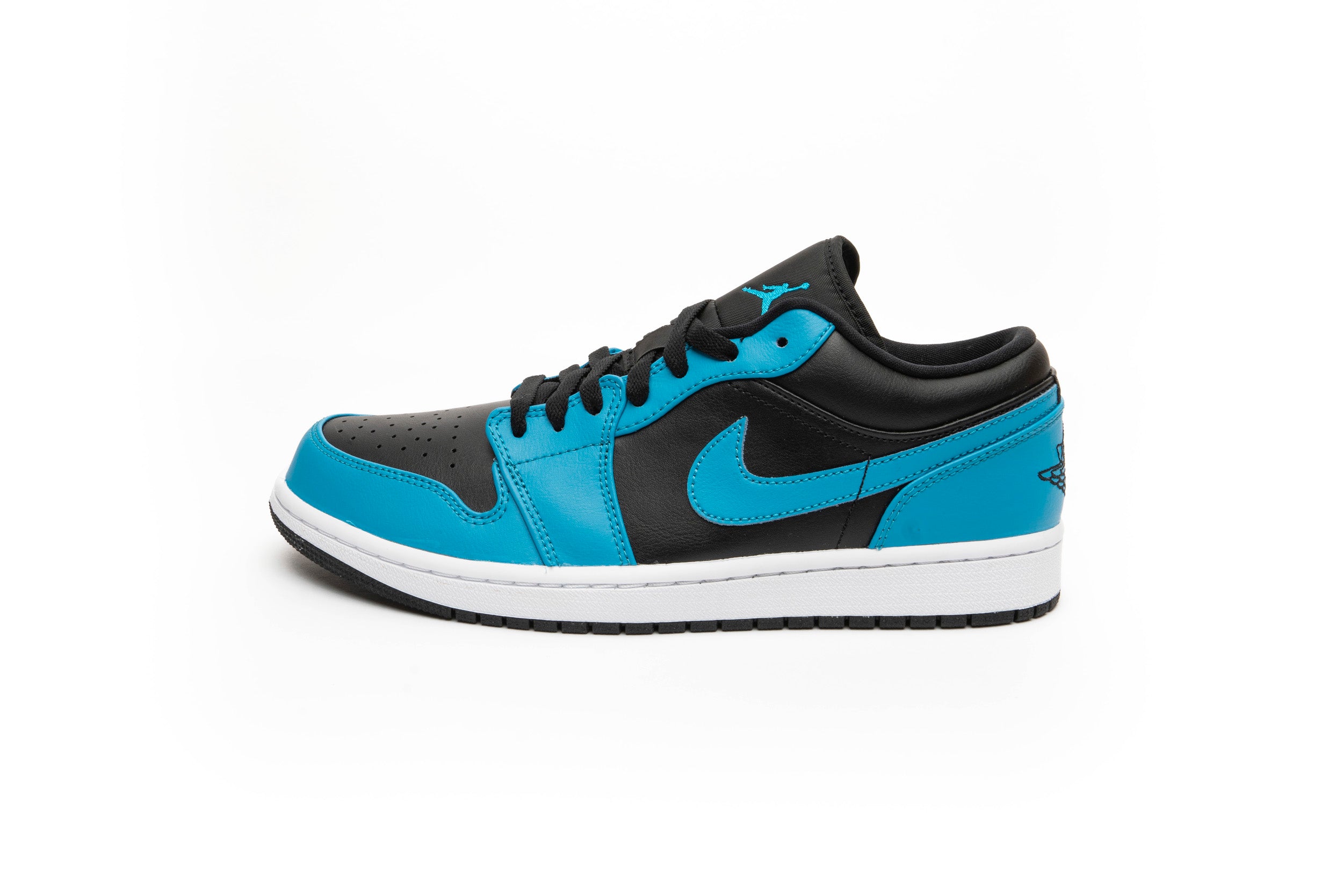 air jordan 1 low laser blue black