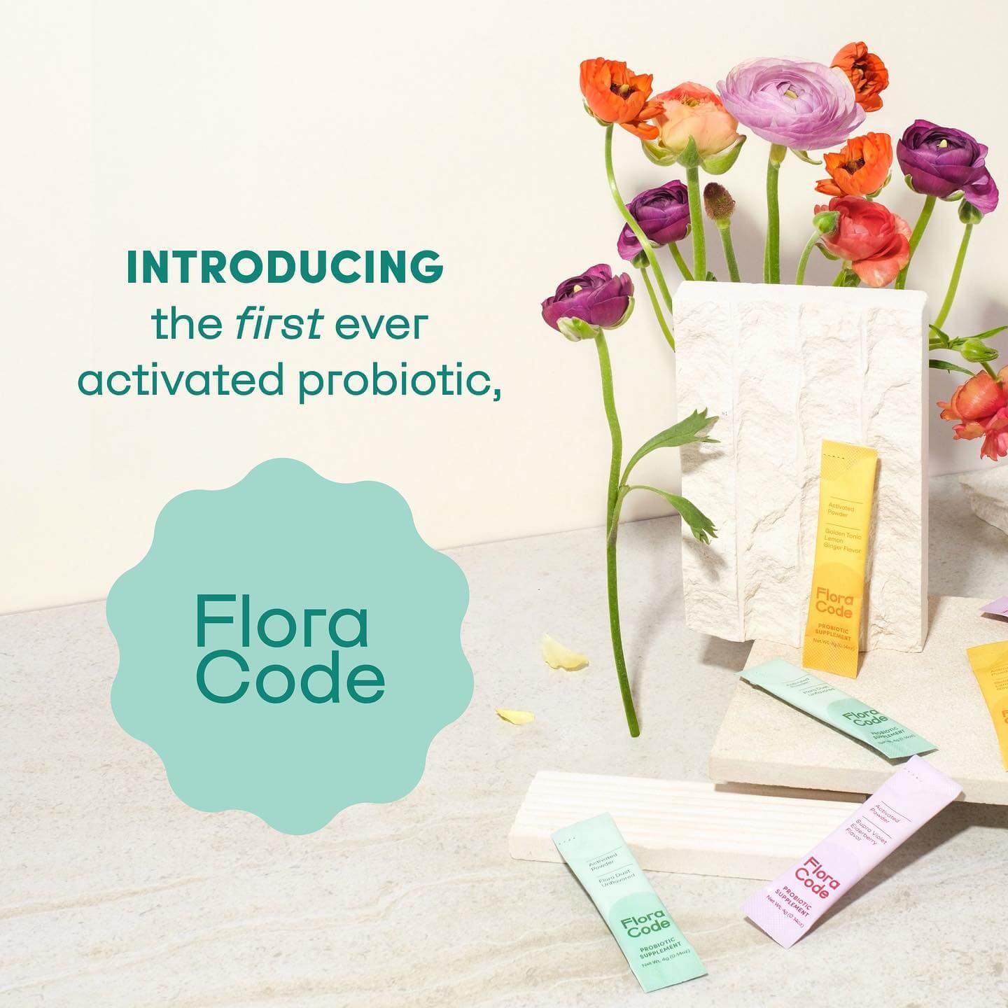 flora code - the first ever activated probiotic for gut health