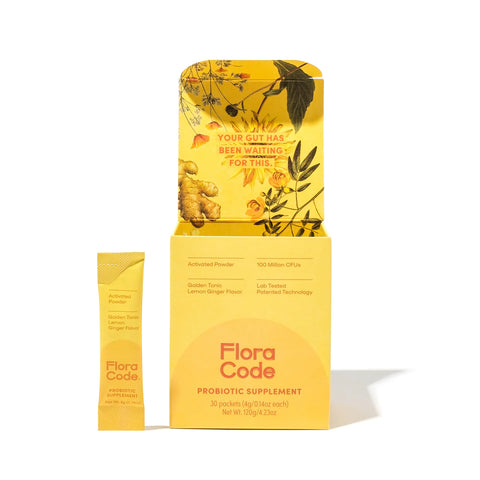 flora code probiotic - lemon ginger flavor