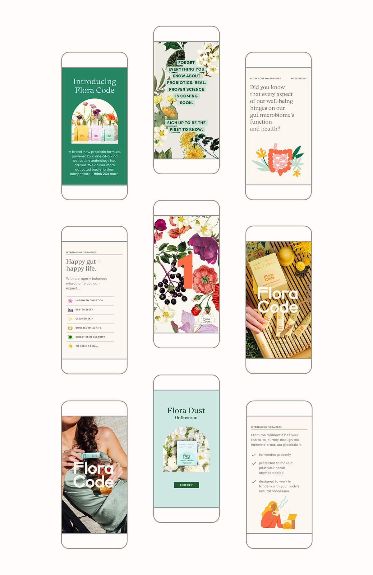 flora code web design