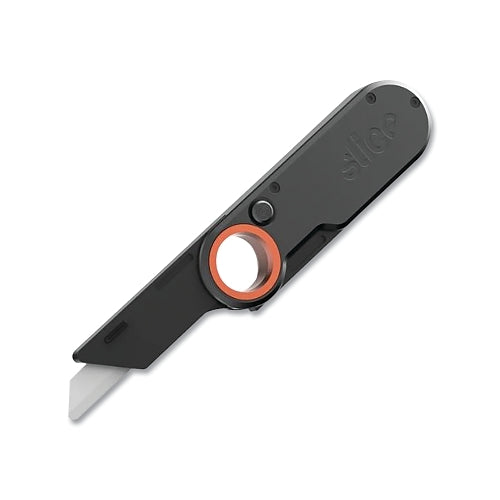 Slice Folding Utility Knife, 7-1/2 Inches L, Ceramic, Metal, Black - 6 per BX - 10562