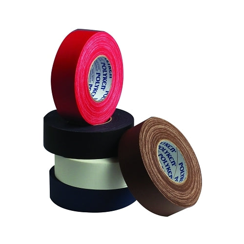 Polyken Premium Vinyl Coated Gaffers Tapes, 2 Inches X 60 Yd, 11.5 Mil, Red - 24 per CS - 1117628