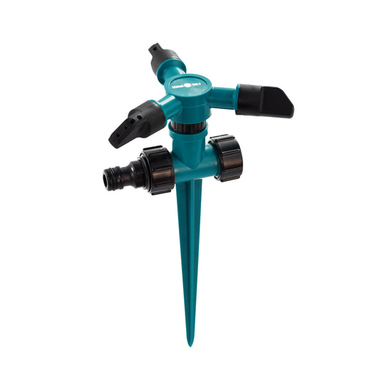 TSV Lawn Sprinkler, 360° Rotating Automatic Garden Water Sprinkler