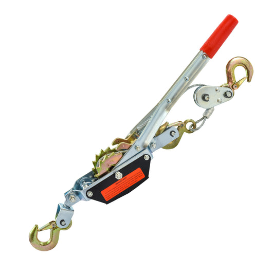Performance Tool W4004DB Power Puller - 2 Ton Capacity Winch, 10' Aircraft  Cable & Versatile 3 Hook Design
