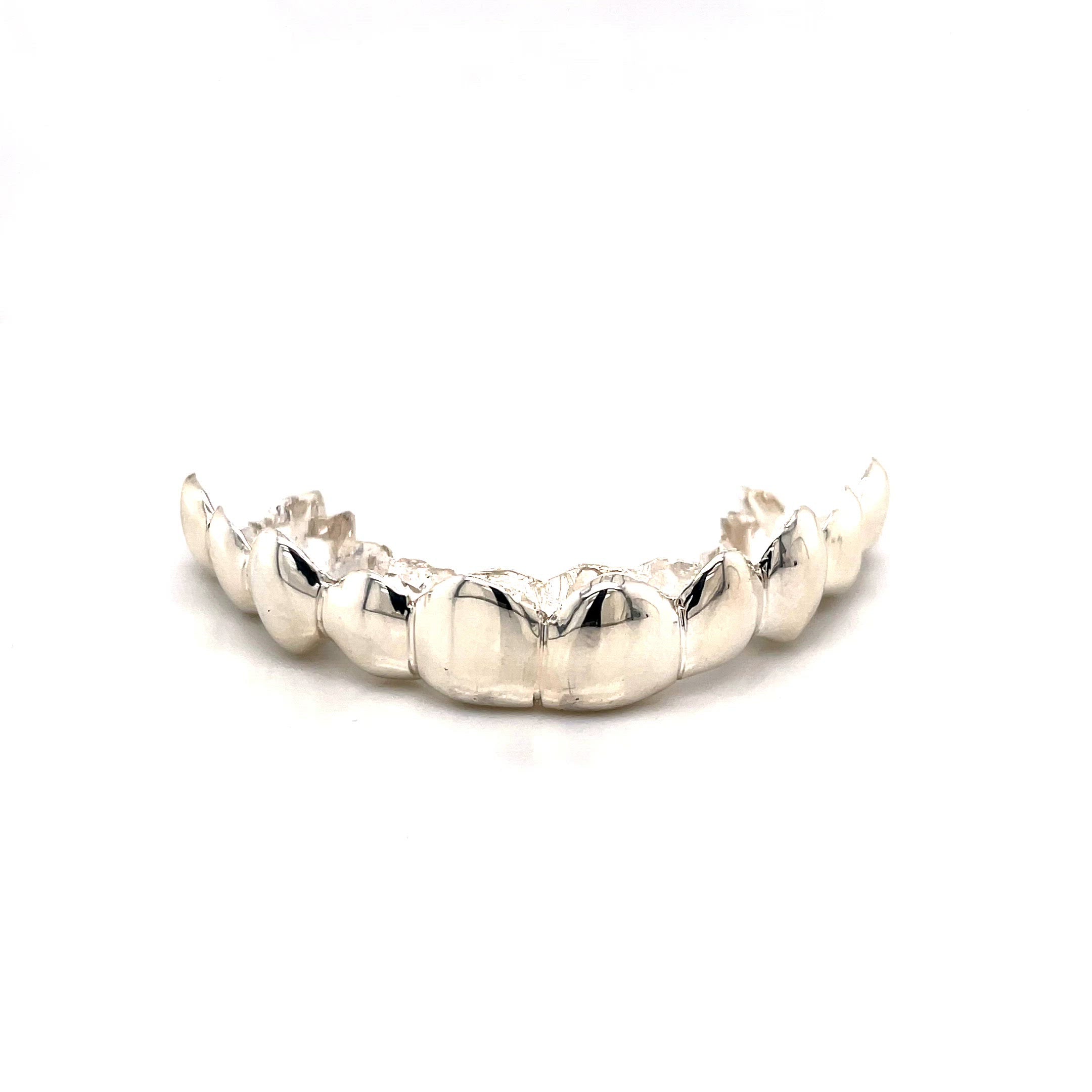 1pc Silver Cheese Grater Grillz