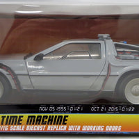 Back To The Future Die Cast 6 Inch Vehicle Figure - Delorian Time Machine Car
