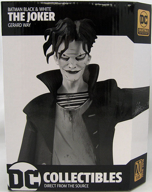 Batman Black & White 7 Inch Statue Figure - The Joker By Gerard Way |  