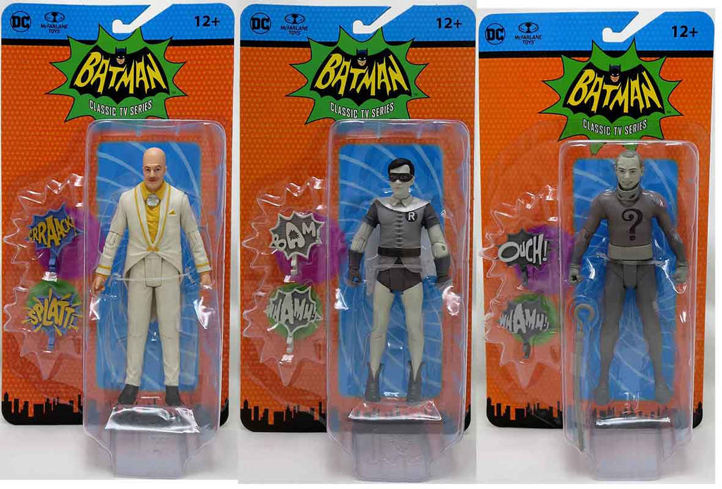 DC Retro Batman 1966 6 Inch Action Figure Wave 5 - Set of 3 (Robin - R |  