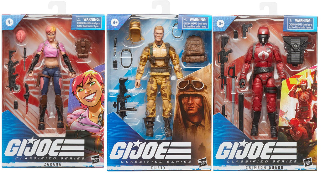 Gi Joe Classified 6 Inch Action Figure Wave 11 Set Of 3 Zarana