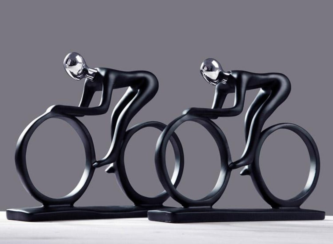 Modern Abstract Cyclist Sculpture Figurine Statue – imusthaveone.com