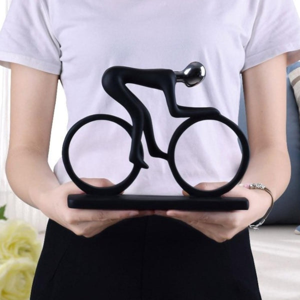 Modern Abstract Cyclist Sculpture Figurine Statue – imusthaveone.com