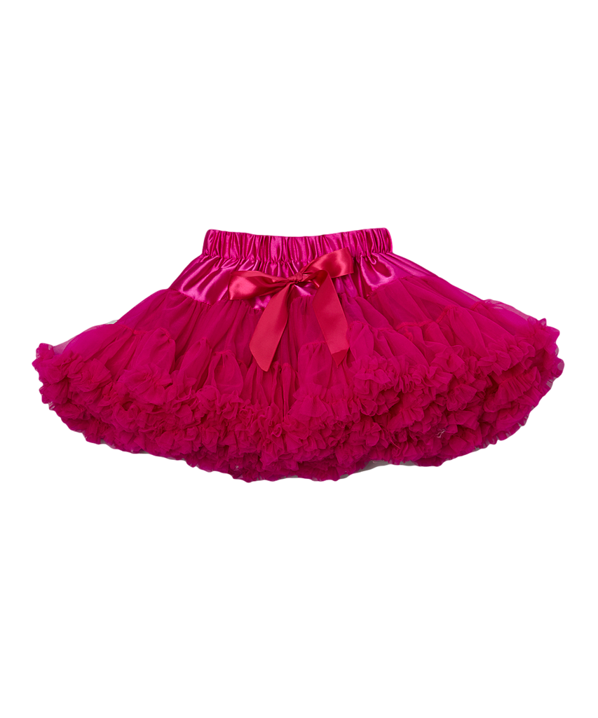 Hot Pink Chiffon Pettiskirt Tutu – Royal Gem Clothing