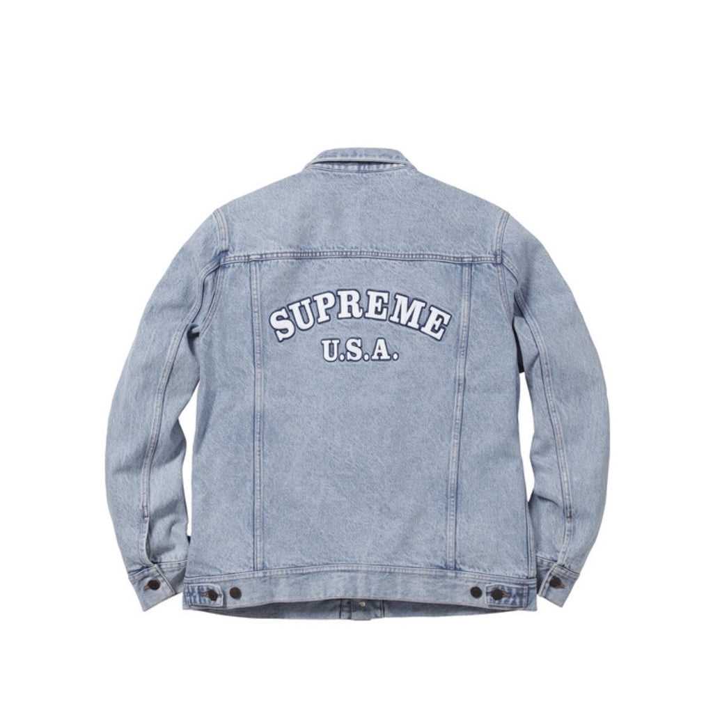 supreme new york denim jacket