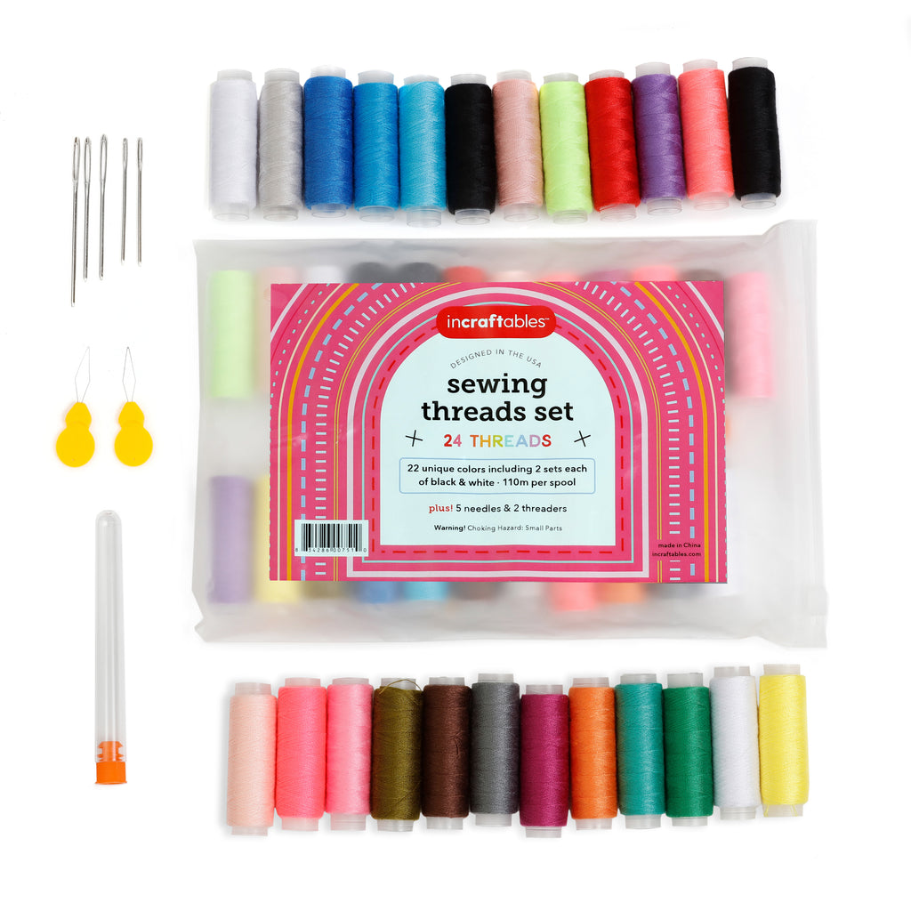 Incraftables Leather Sewing Kit. Heavy Duty Stitching Craft