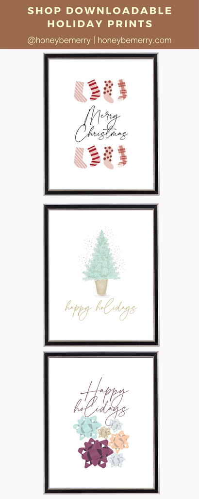 printable holiday art signs